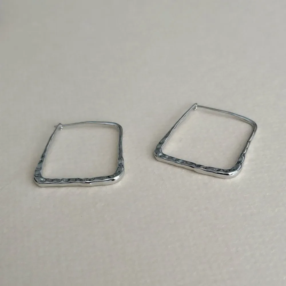 Square Hoop Earrings #2388